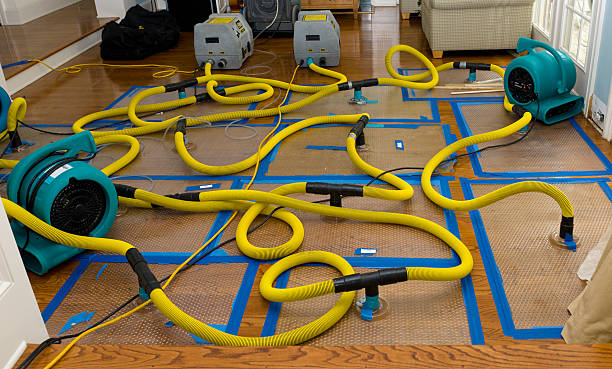 Professional Crawl Space Water Removal technician working in White Earth, MN